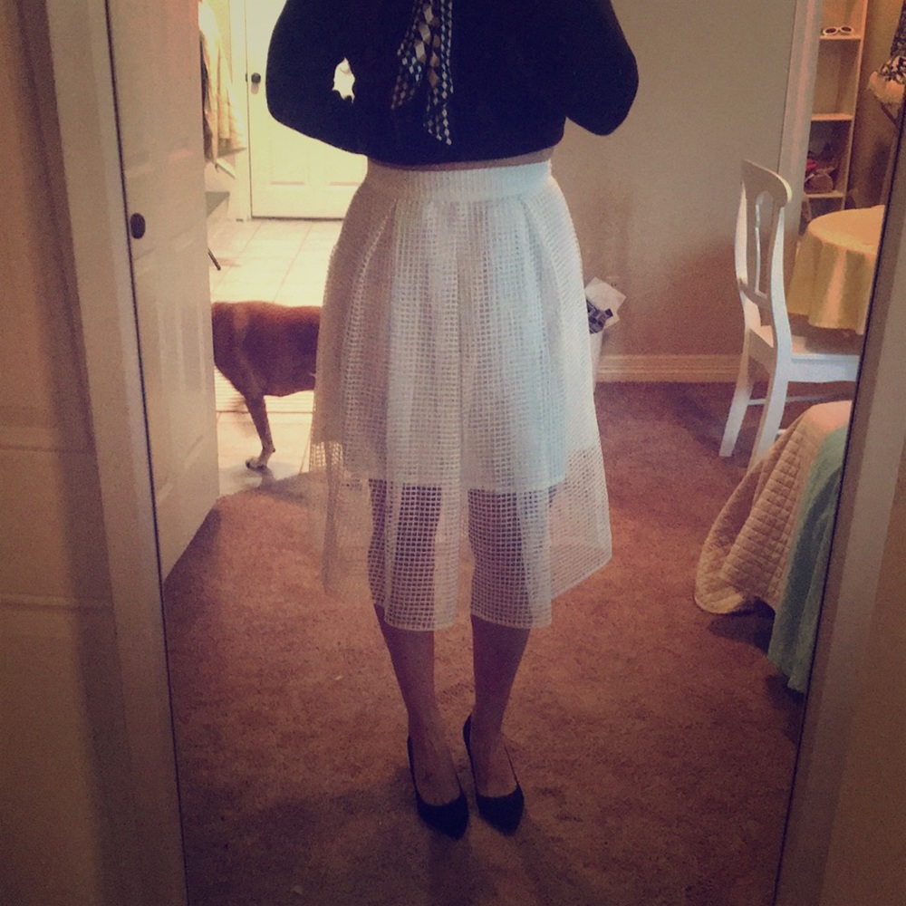 White Mess Skirt